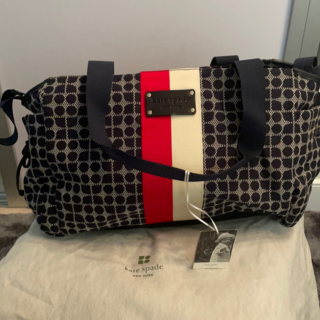Nwt- Kate Spade Baby/Diaper Bag/Large Bag